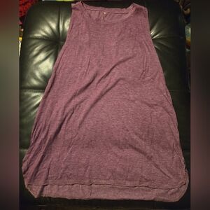 Purple Tank Top With Open Sides